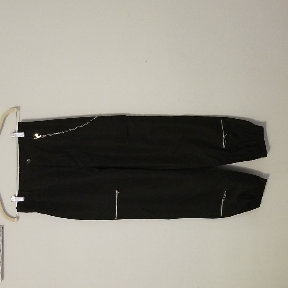 Juniors black joggers